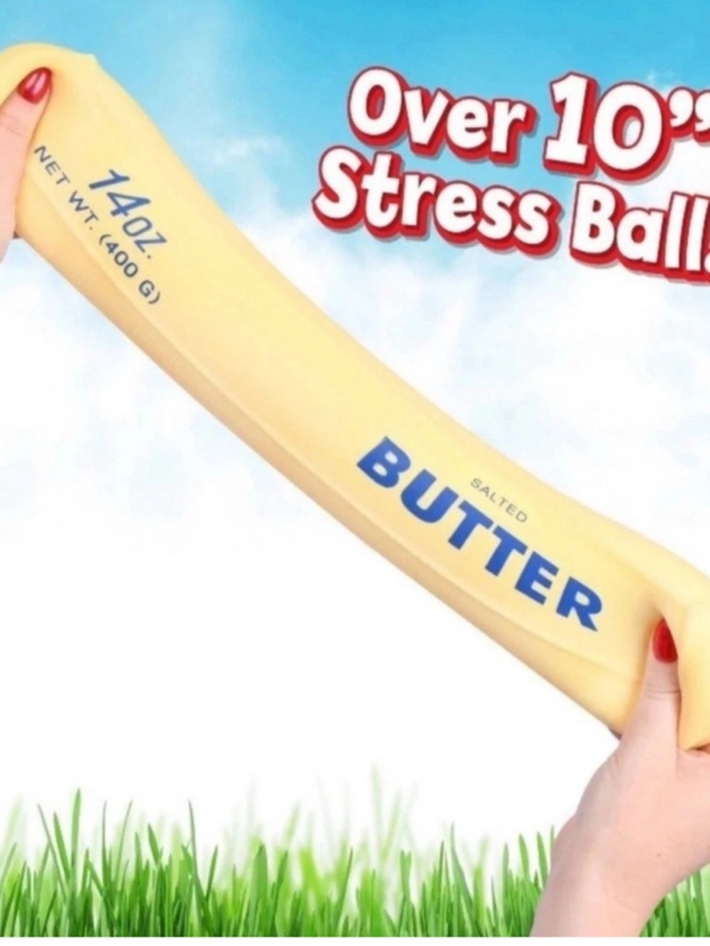 Sunny days Squeezee squish Butter Stress Relief Toy NWT